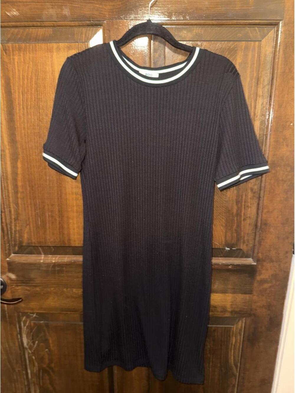 Urban Outfitters Women's Black and Navy Dress